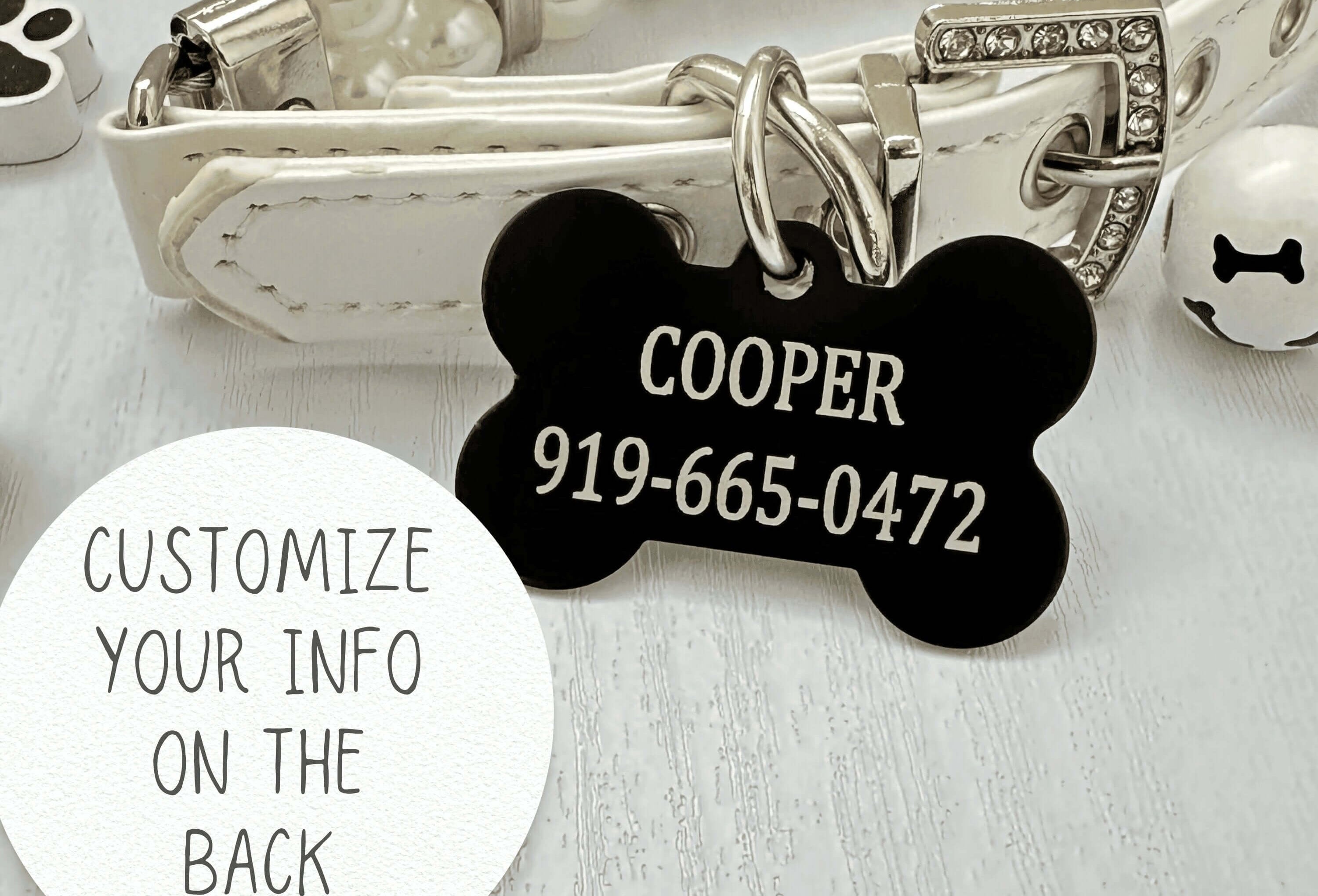 Bitches Love Me Dog ID Tag - Humorous Personalized Pet Tag for Safety and Style - Eastcoast Engraving