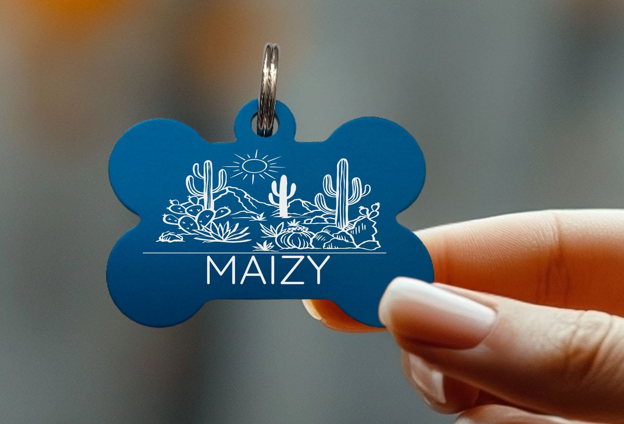 Funny pet ID tags for dogs with custom options