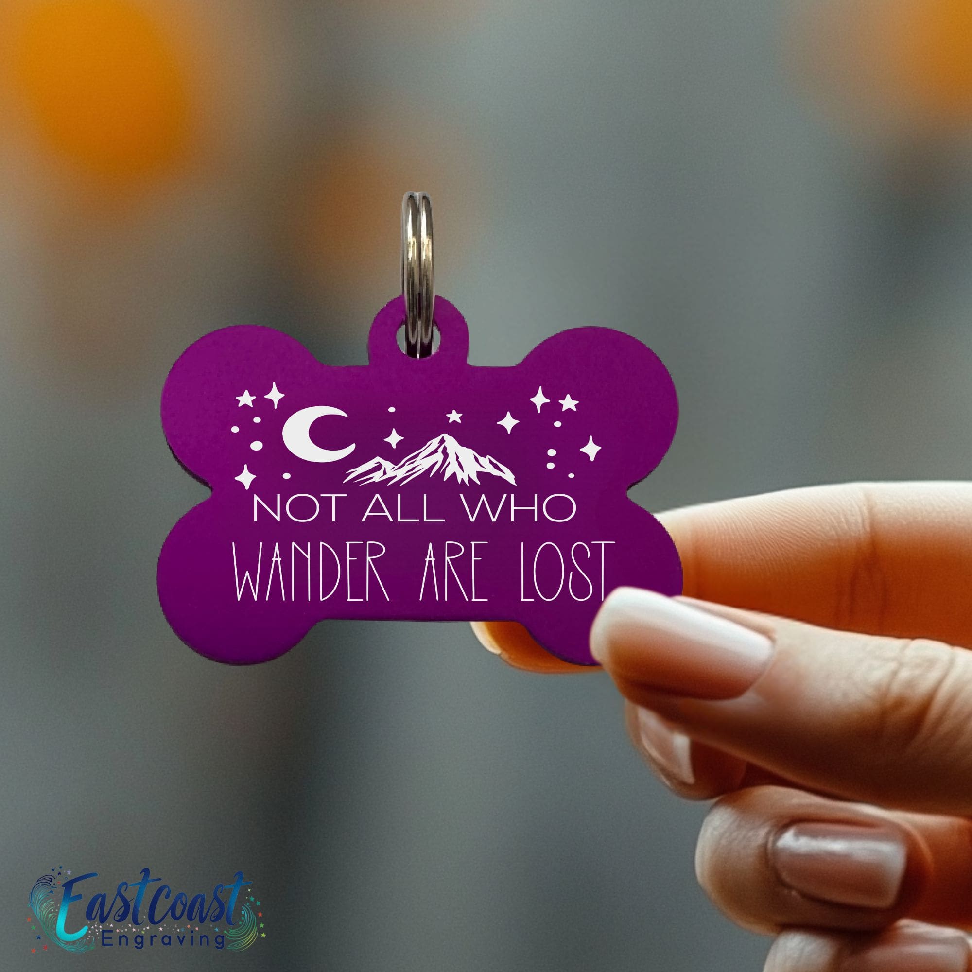 Custom laser engraved pet ID tags for personalized safety