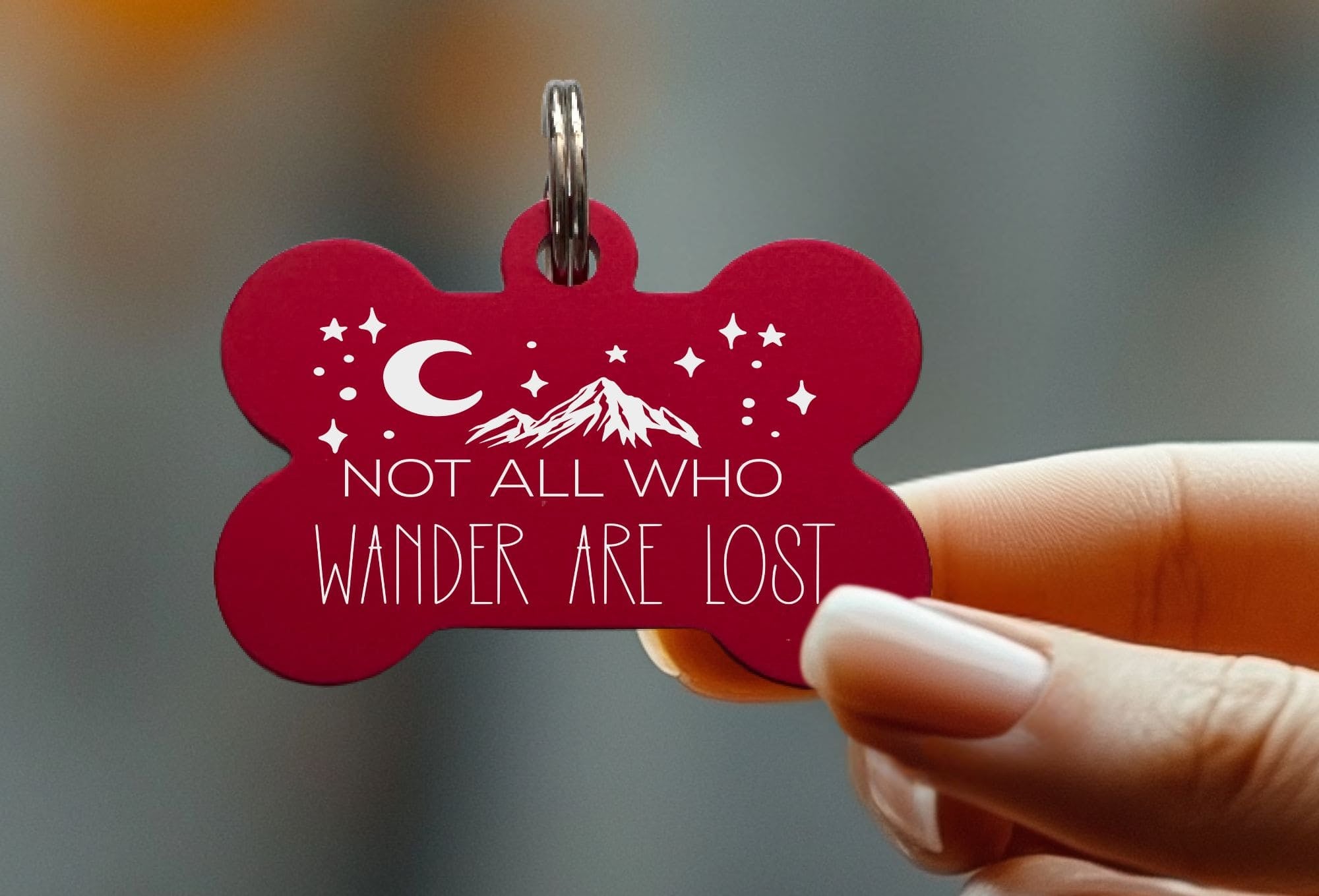 Funny laser engraved dog tags with unique sayings
