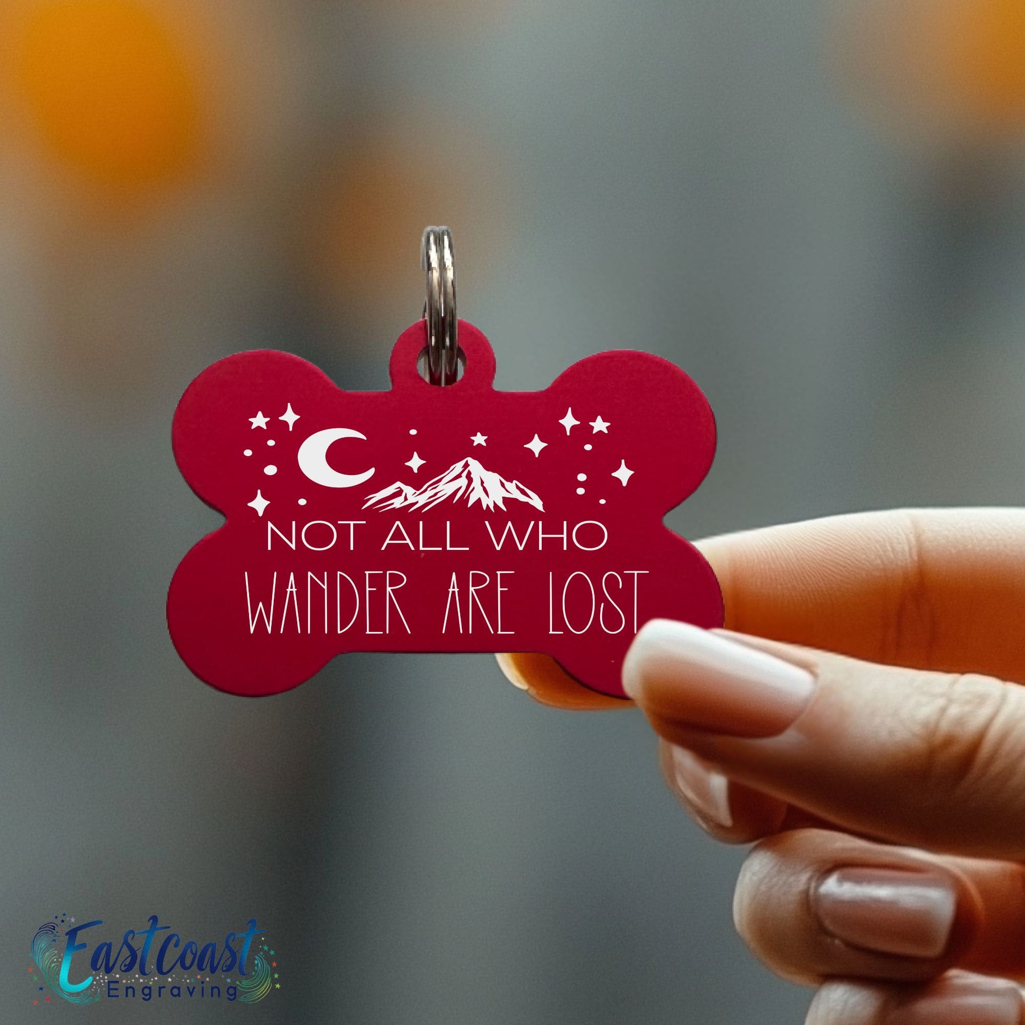 Funny laser engraved dog tags with unique sayings