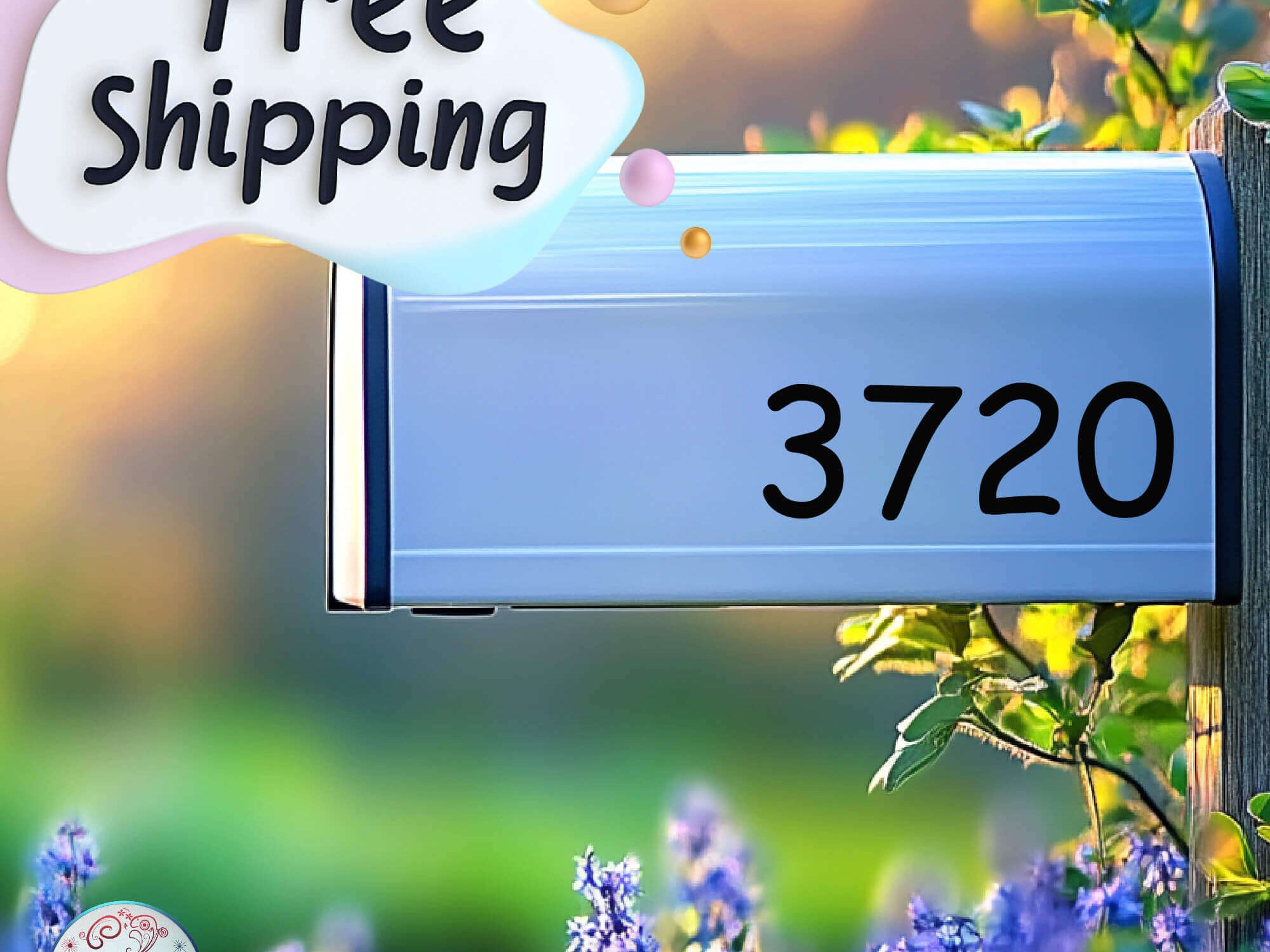 Weatherproof vinyl house numbers for outdoor durability