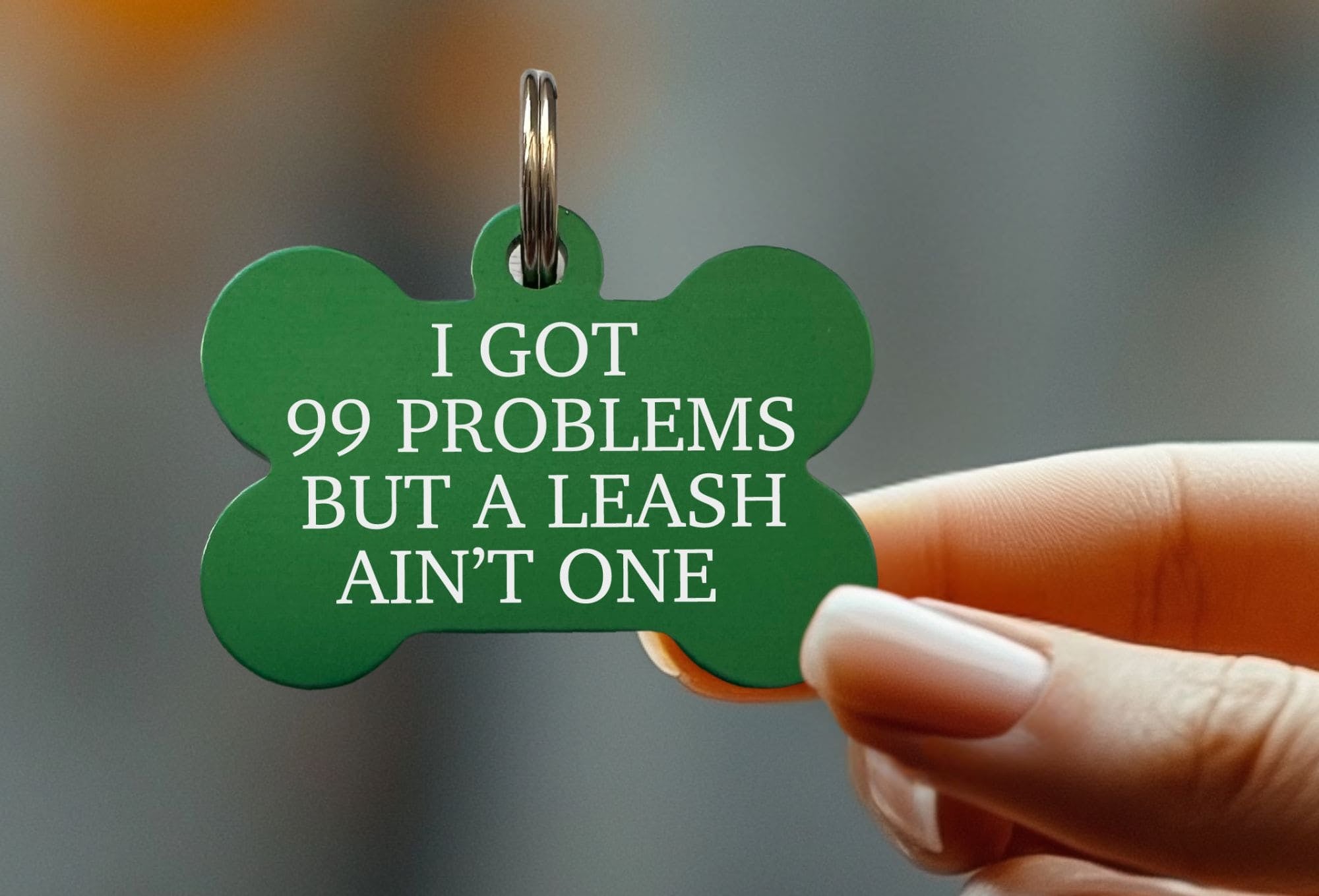Lightweight, personalized pet tag