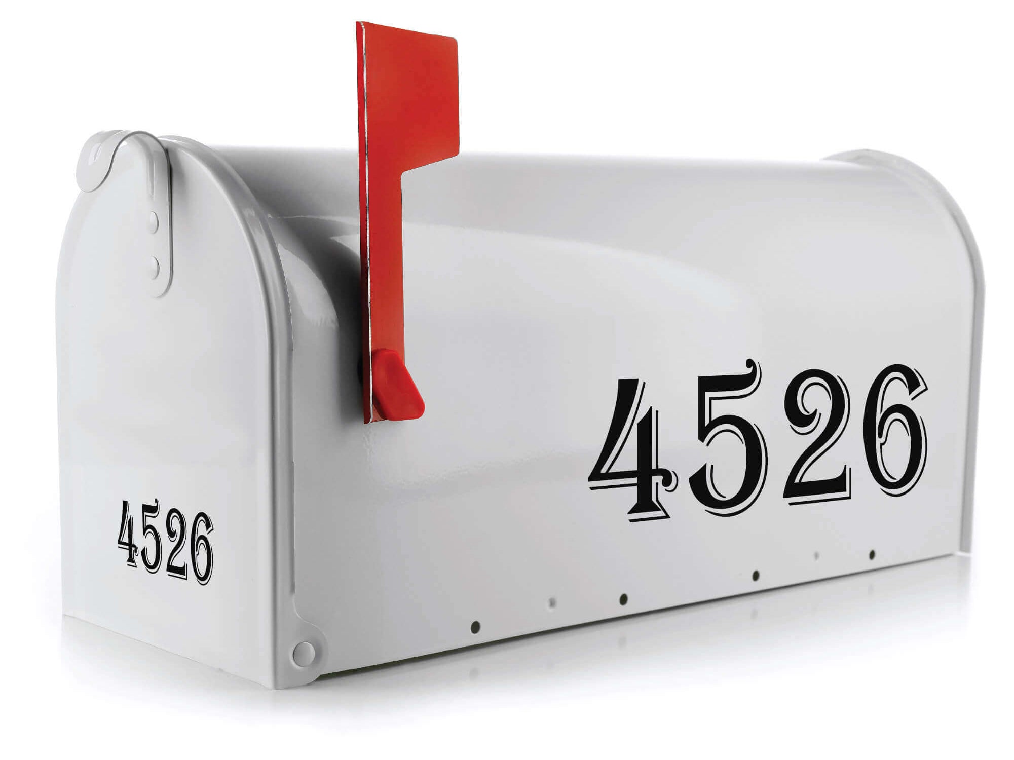 Custom vinyl mailbox numbers – durable and weatherproof