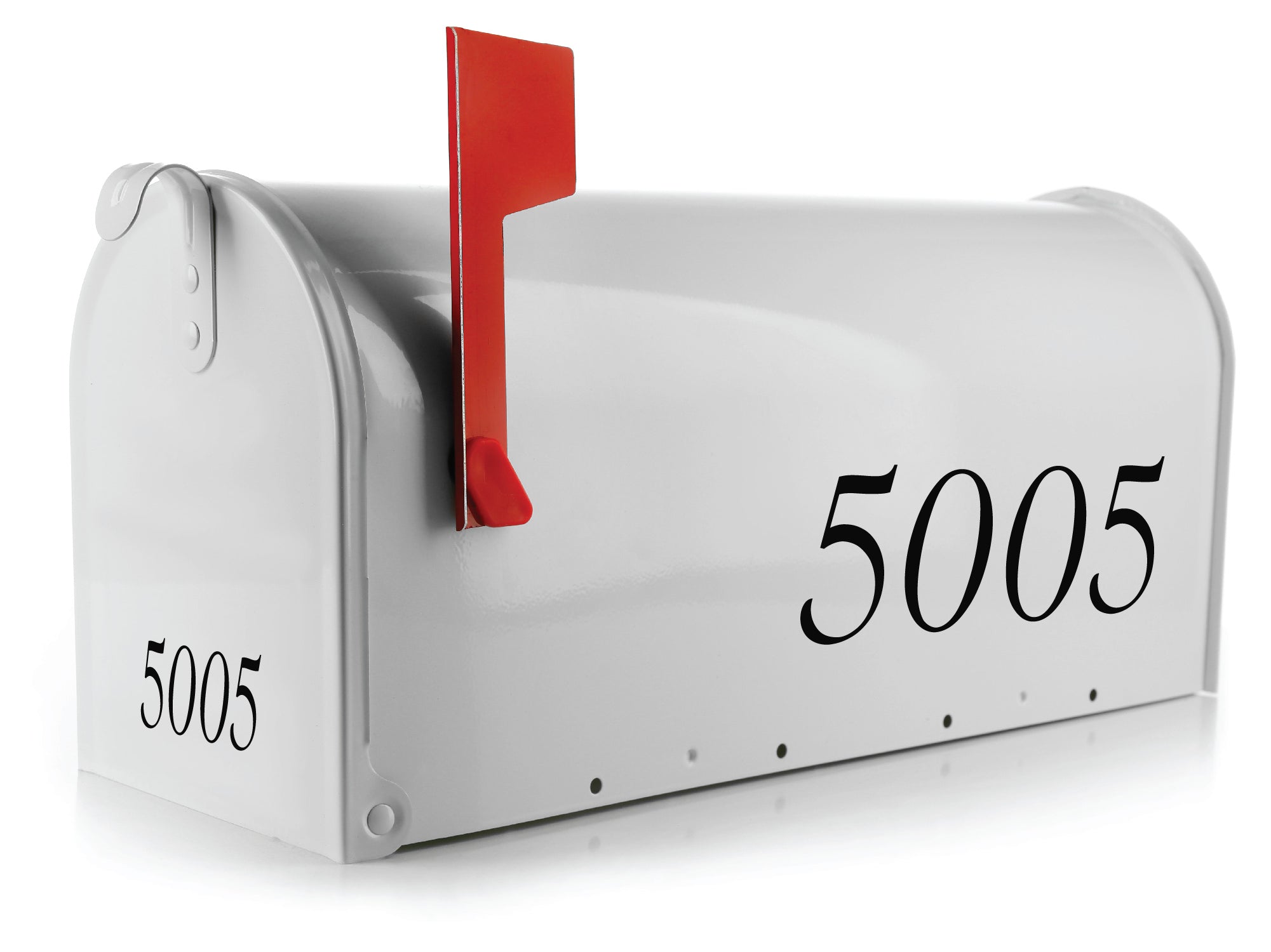 Custom vinyl mailbox numbers for curb appeal