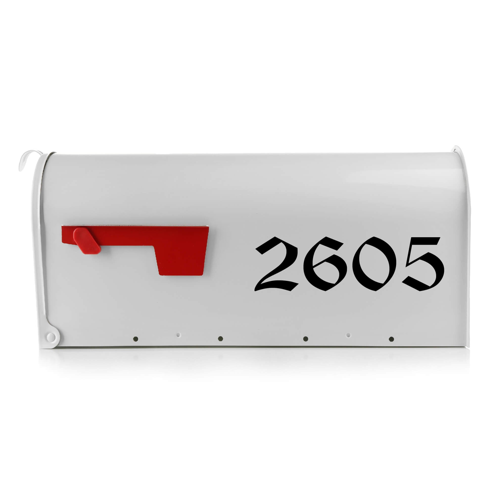 Durable mailbox numbers with free practice decal included