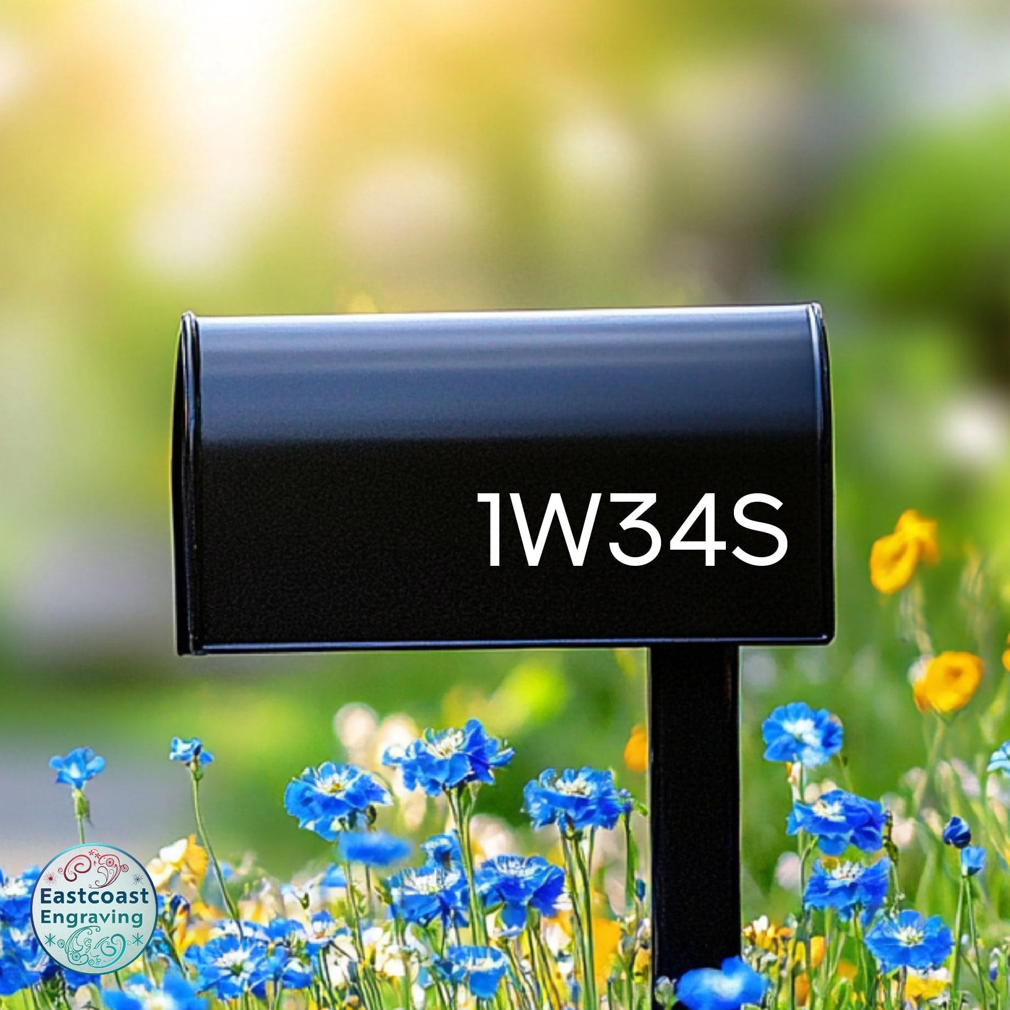 USPS-compliant mailbox numbers with modern design
