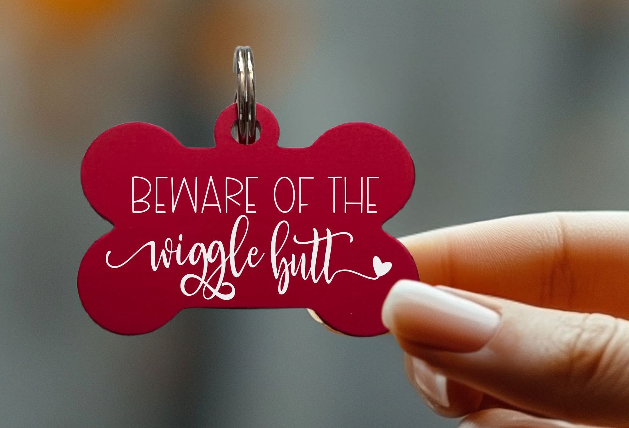 Funny dog tags for pets with vibrant designs