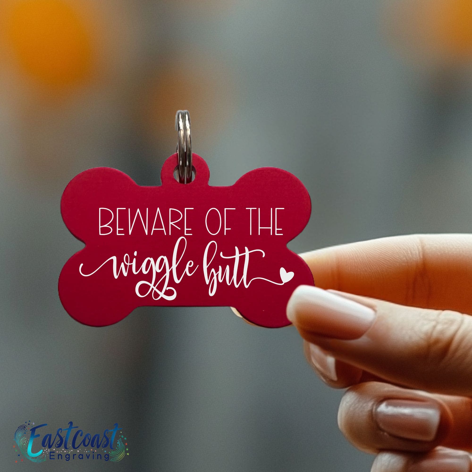 Funny dog tags for pets with vibrant designs