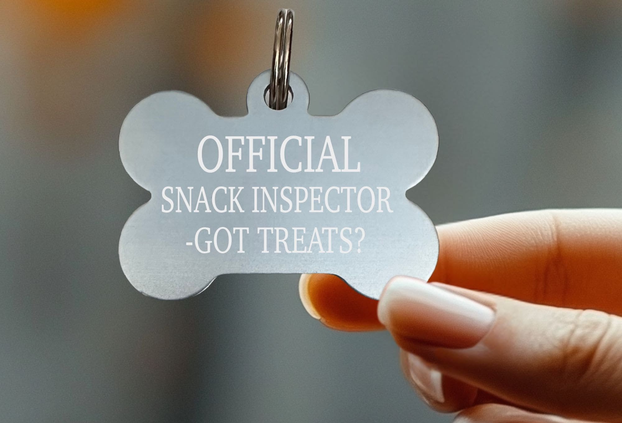 Personalized Funny Dog Tag – Waterproof and Lightweight