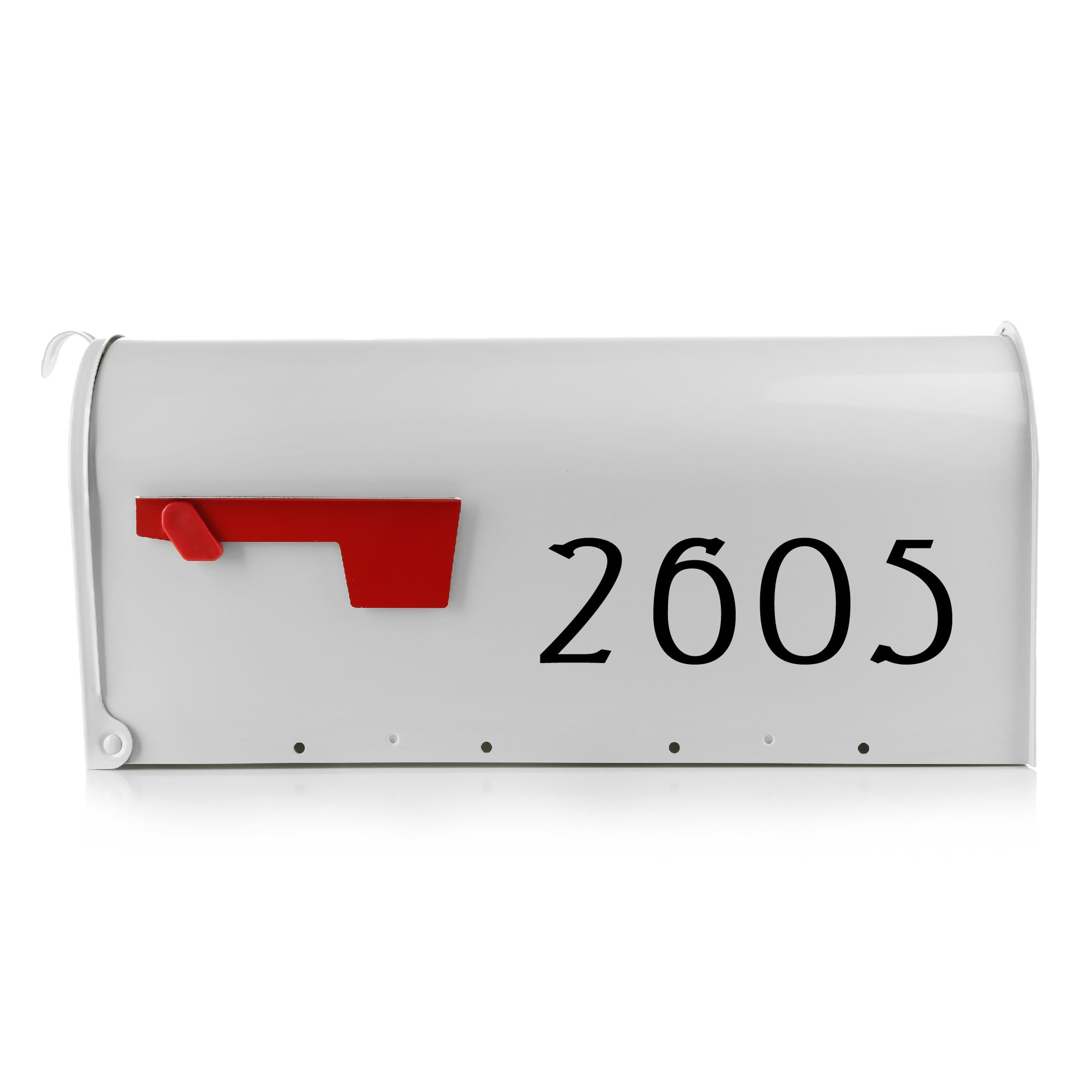 Easy installation of custom mailbox number decals