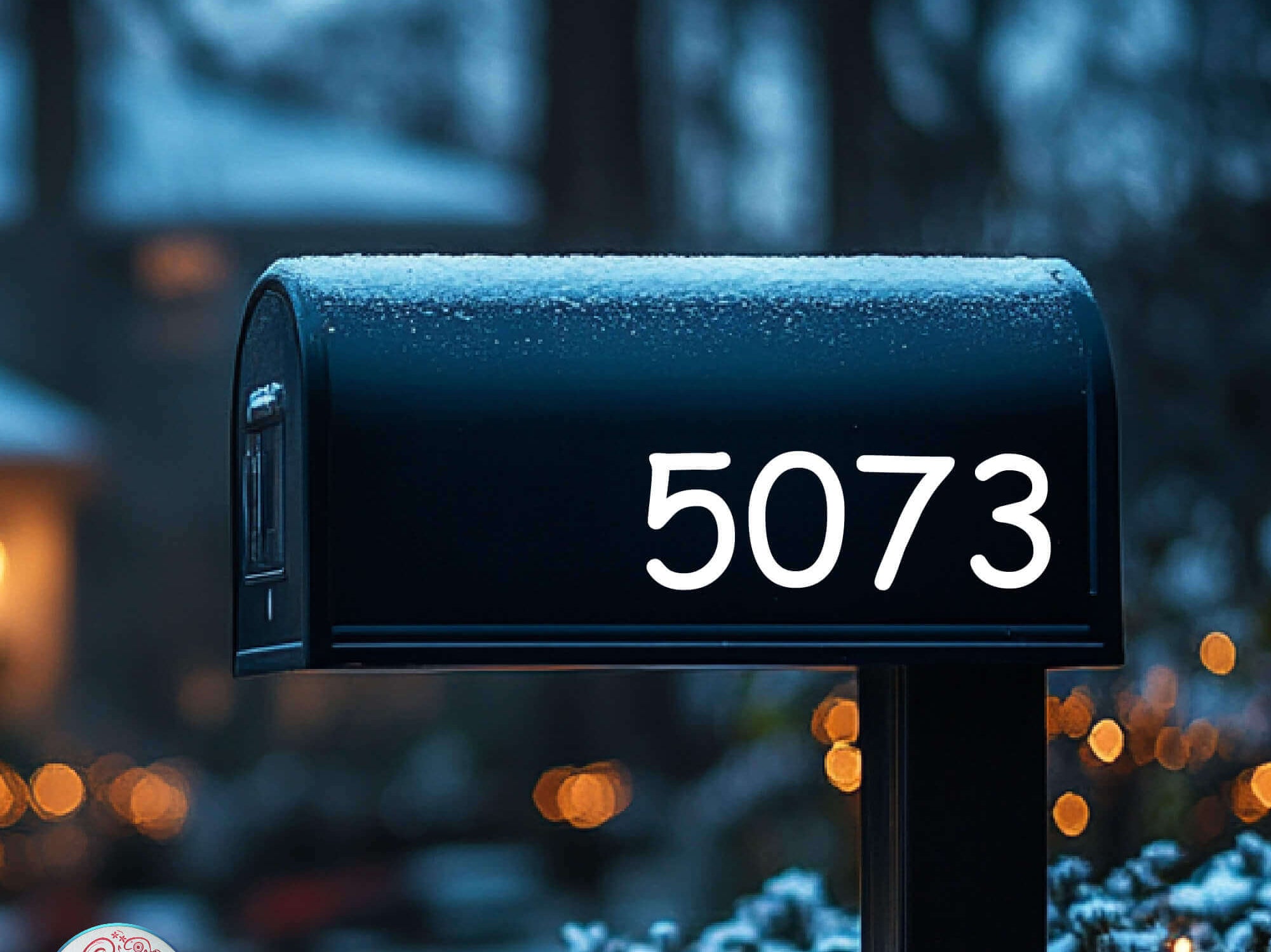 DIY house numbers with free practice decal for perfect placement