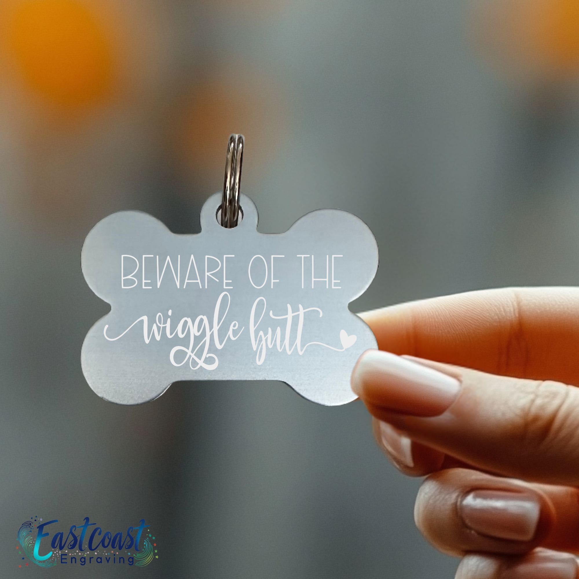 Engraved pet ID tags for personalized safety