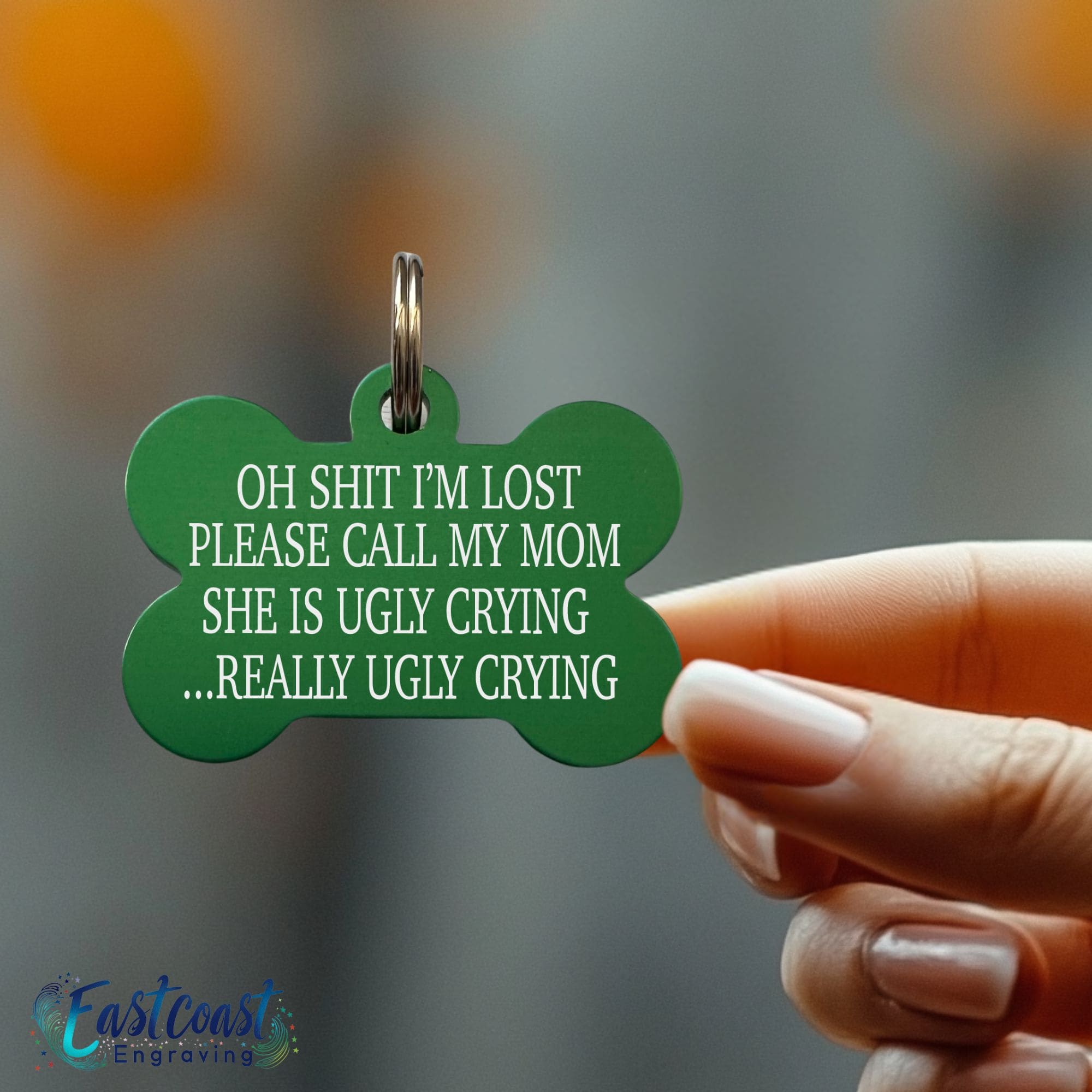 Personalized pet ID tags with custom engraving