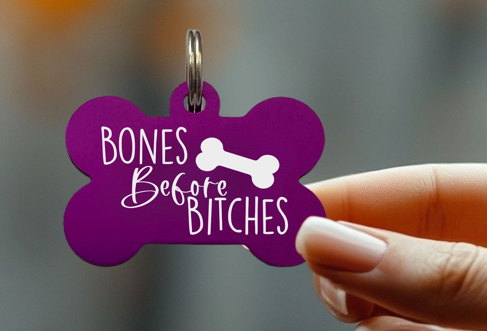 Durable laser engraved pet ID tags for safety and style