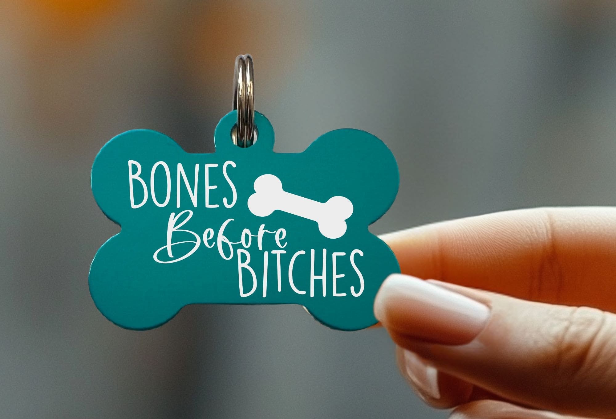 Unique laser engraved dog tags for pets with personality