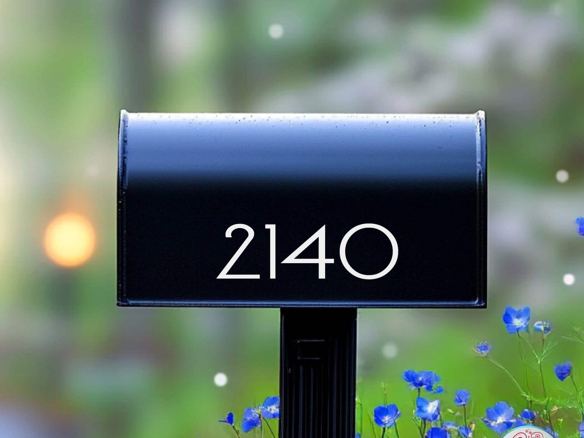 House address mailbox numbers in custom sizes