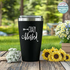 Personalized Crazy Blessed decal on a cup – stylish and uplifting design