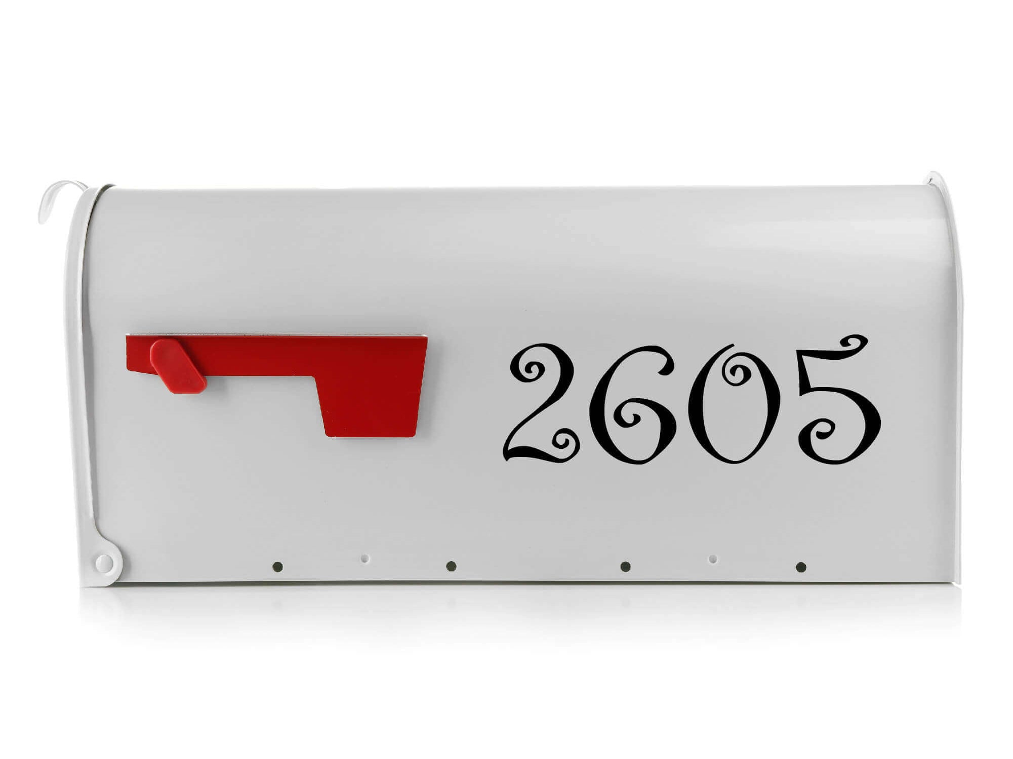 Address numbers for mailbox in bold vinyl