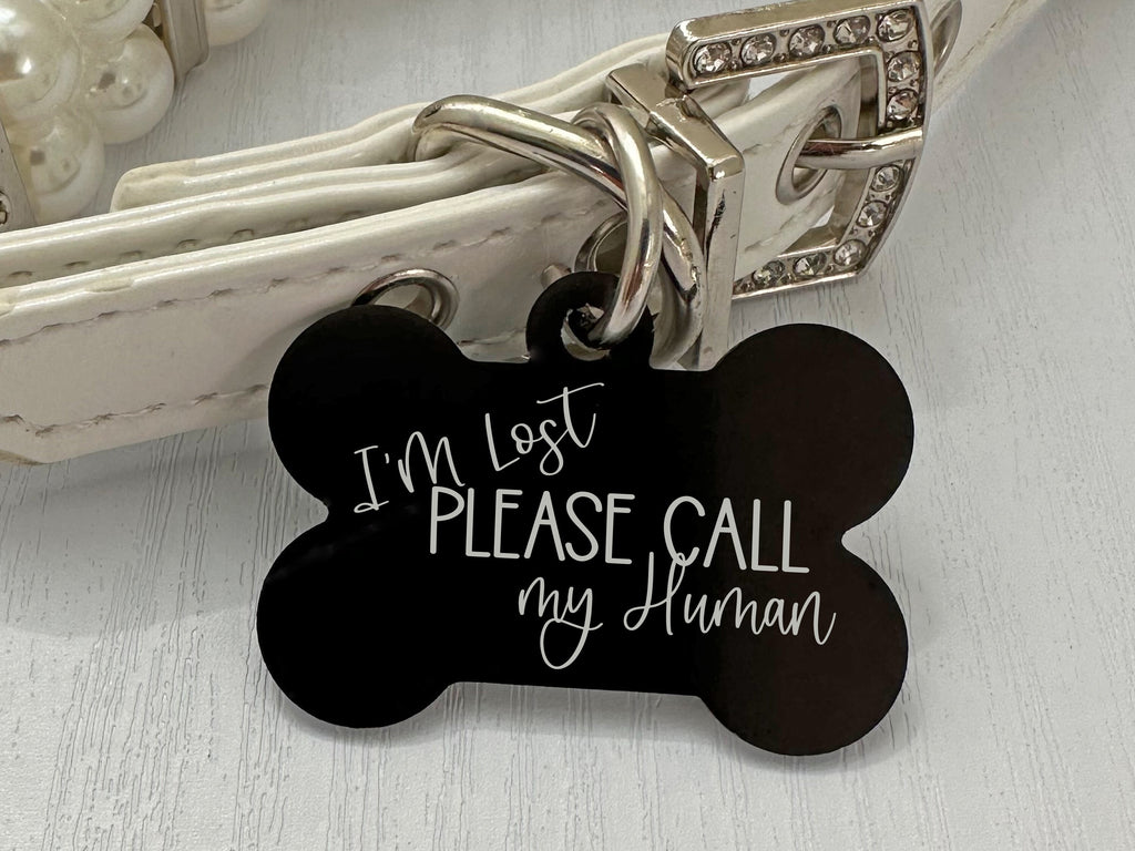 I'm Lost Call My Human - Engraved Pet Safety ID Tag - Eastcoast Engraving