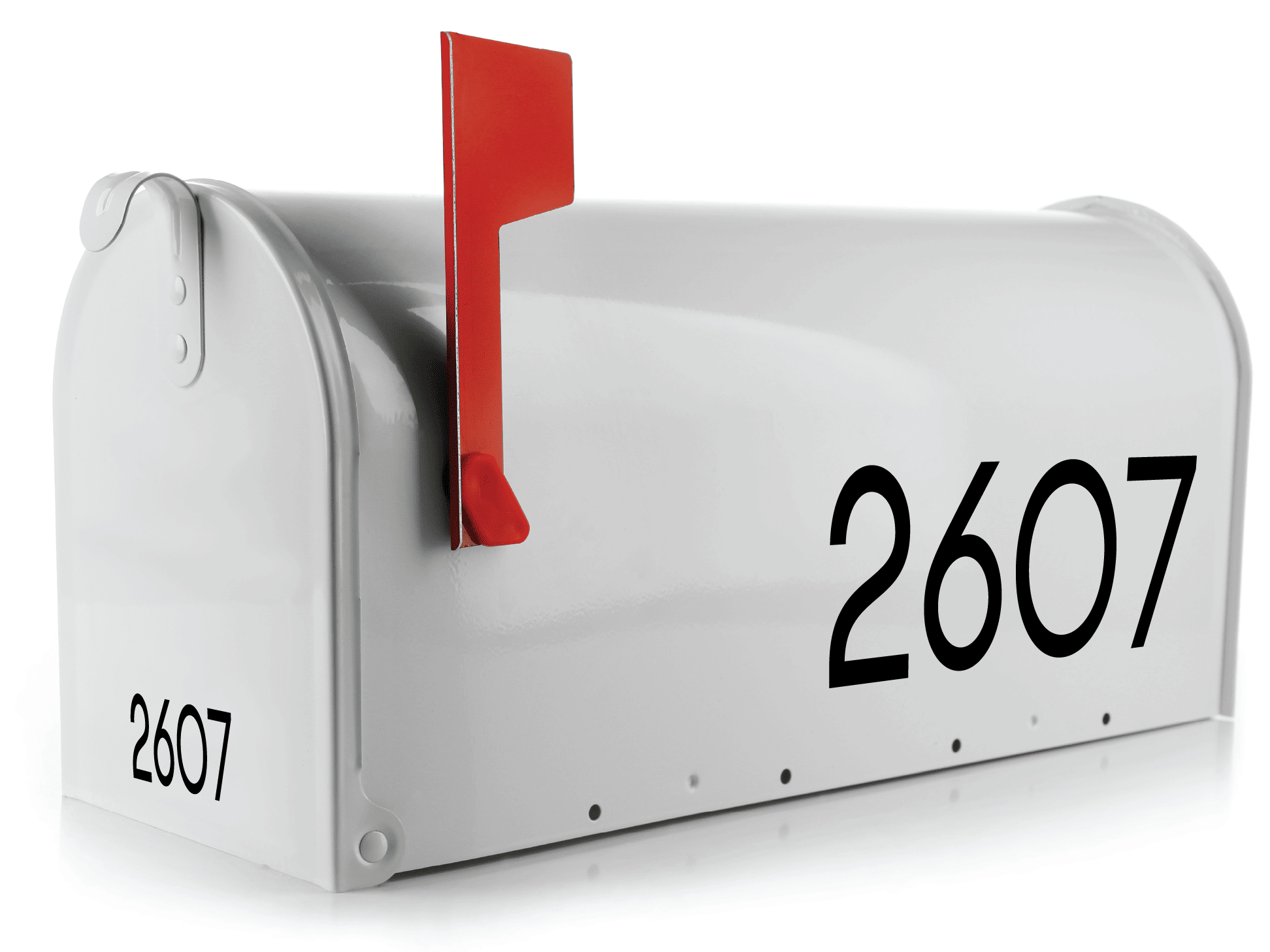 Durable vinyl mailbox numbers for home and business