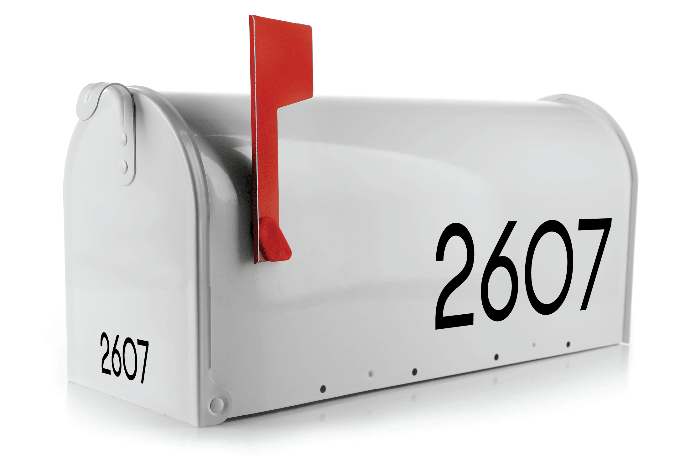 Durable vinyl mailbox numbers for home and business