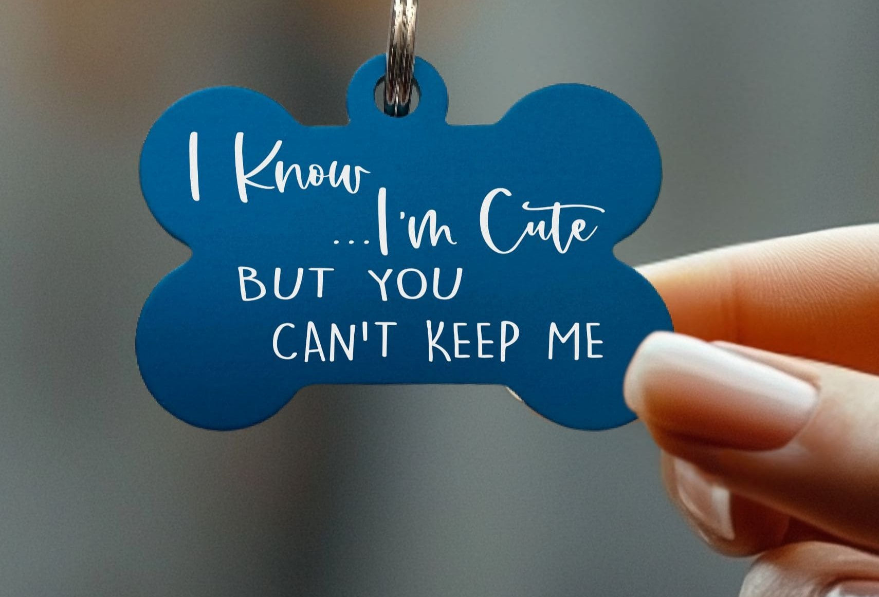 Durable custom dog tags with funny sayings