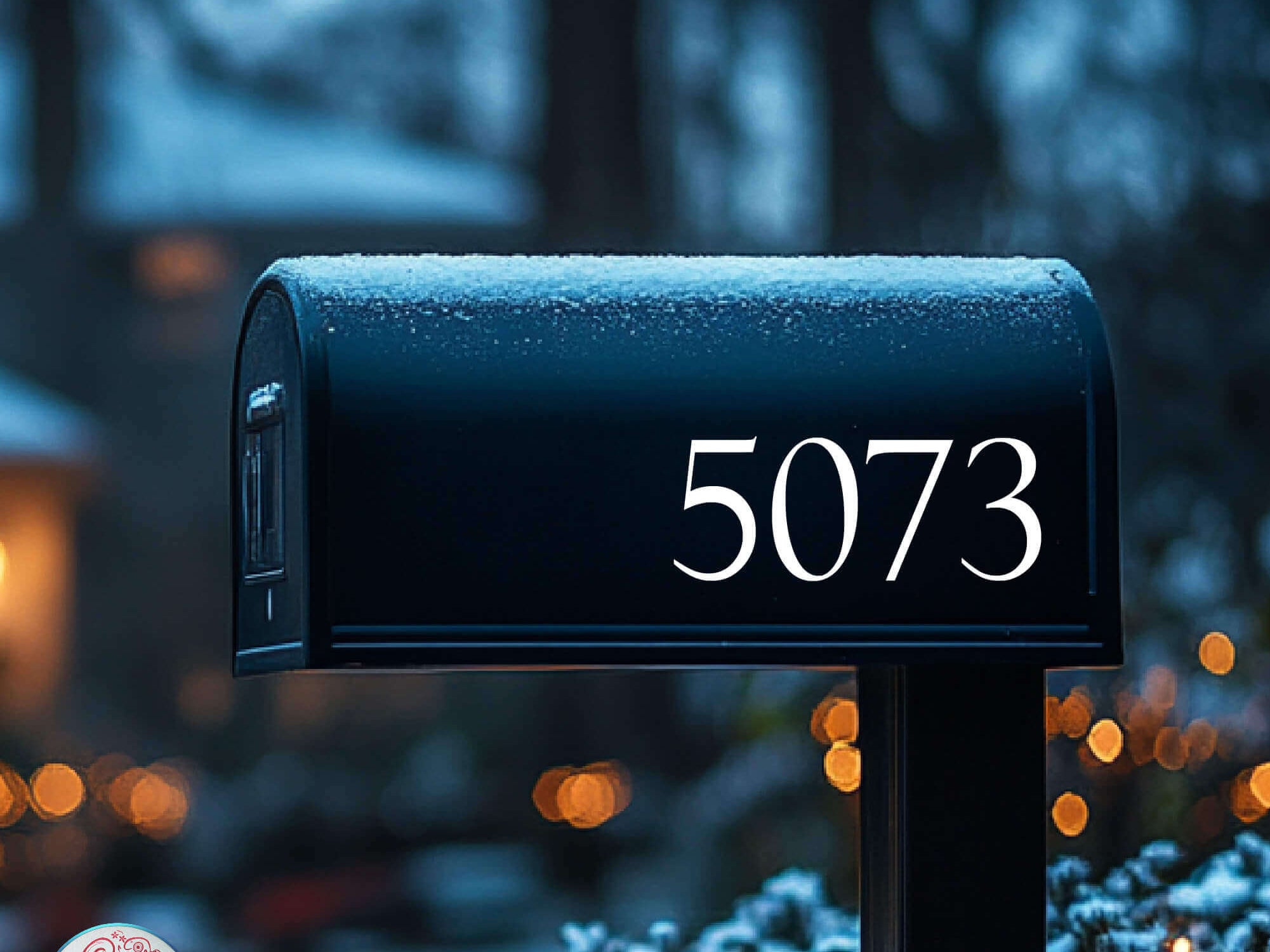 Stylish mailbox numbers for curb appeal enhancement.