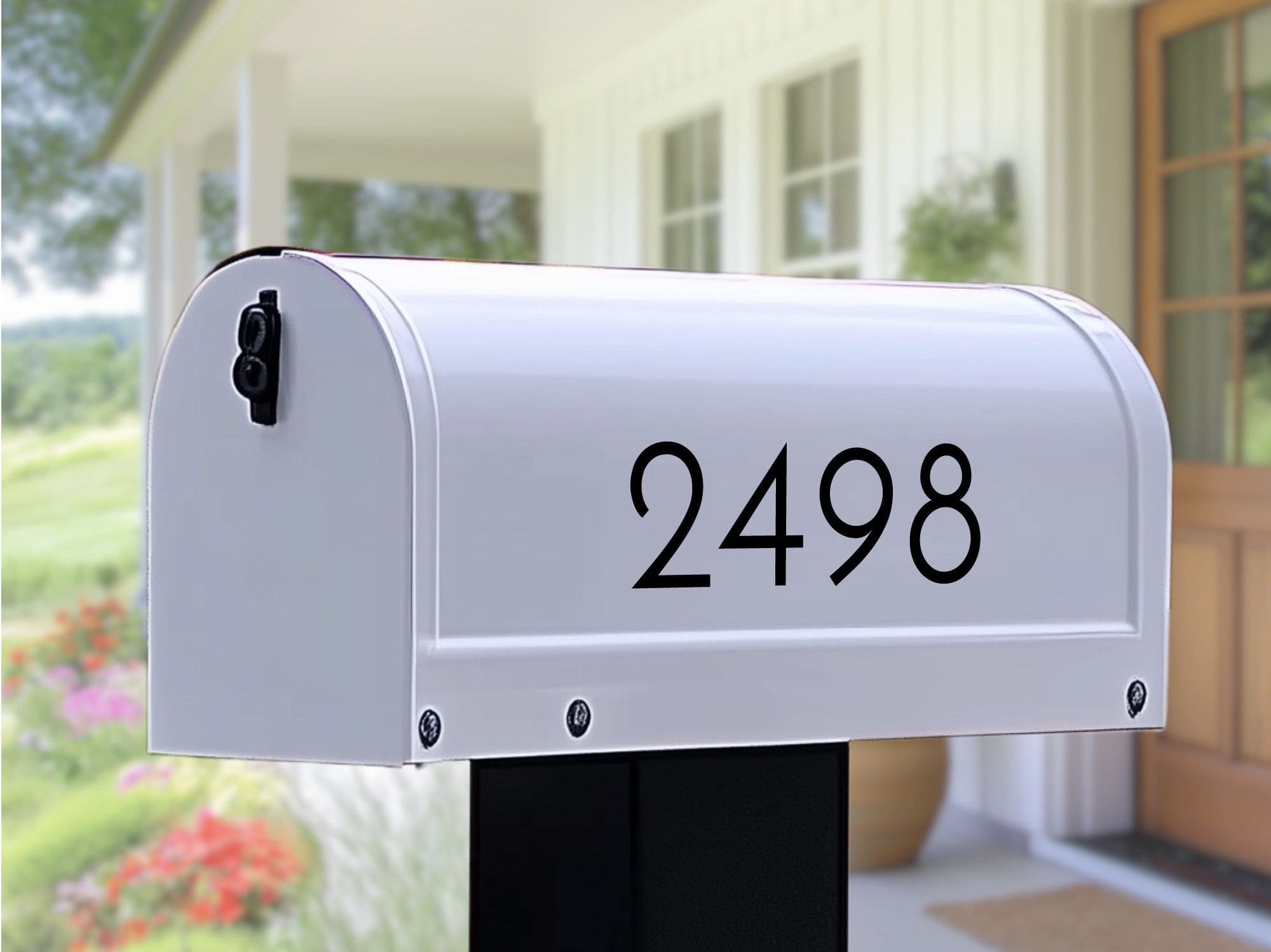 Modern Reflective Mailbox Decals for Enhanced Safety