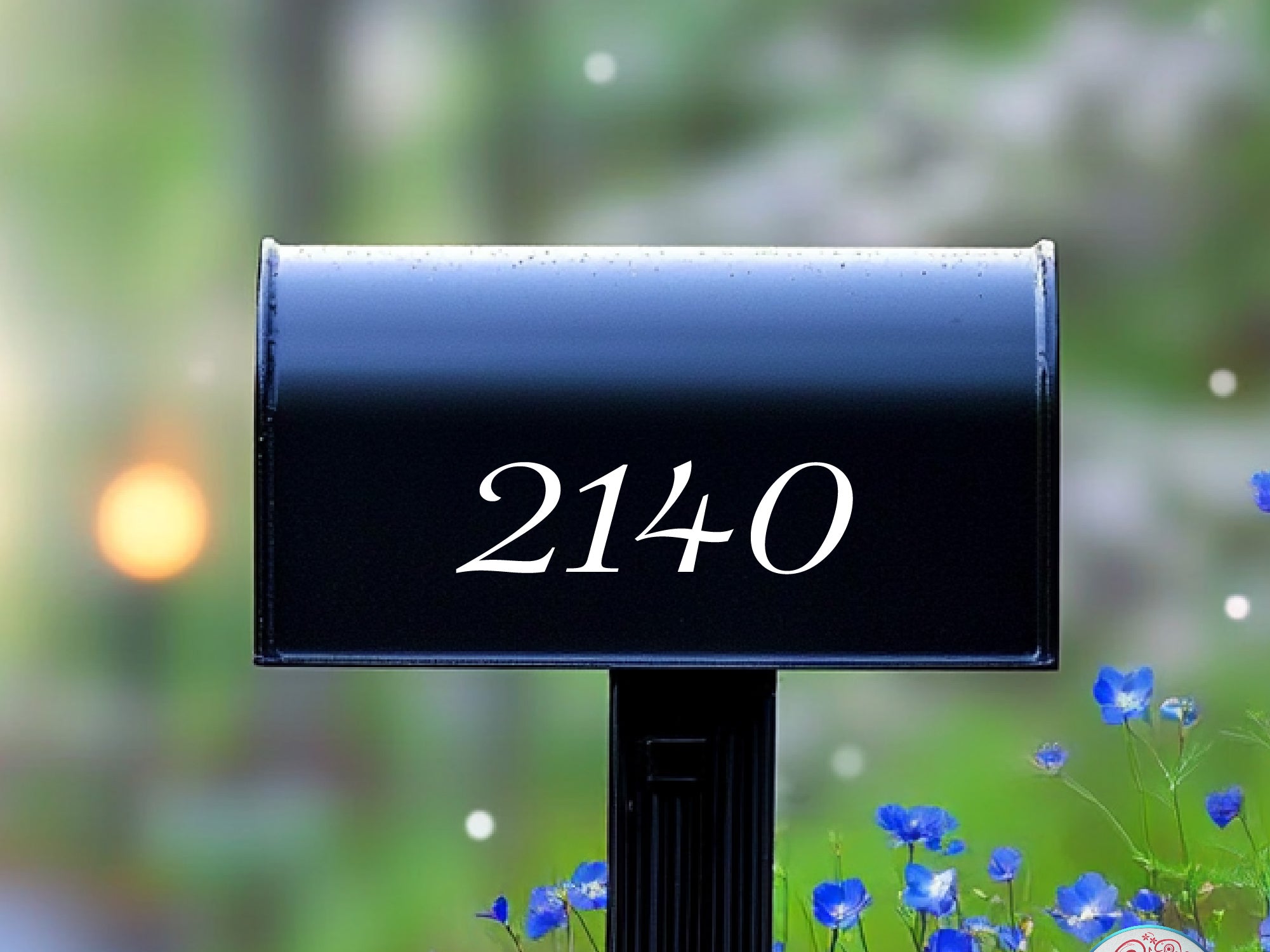 Stylish and durable mailbox numbers for homes