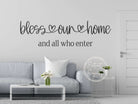 Bless Our Home" Wall Decal - Inspiring Quote for a Warm & Welcoming Home Atmosphere - Eastcoast Engraving