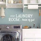 Laundry Room Loads of Fun Wall Decal, playful vinyl decor for laundry spaces - Eastcoast Engraving
