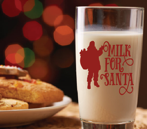 Milk For Santa Decal