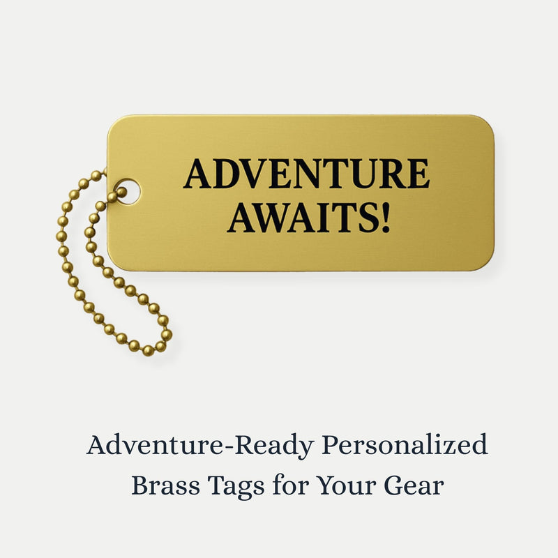 Why Custom Brass Luggage Tags Are the Travel Upgrade You Need