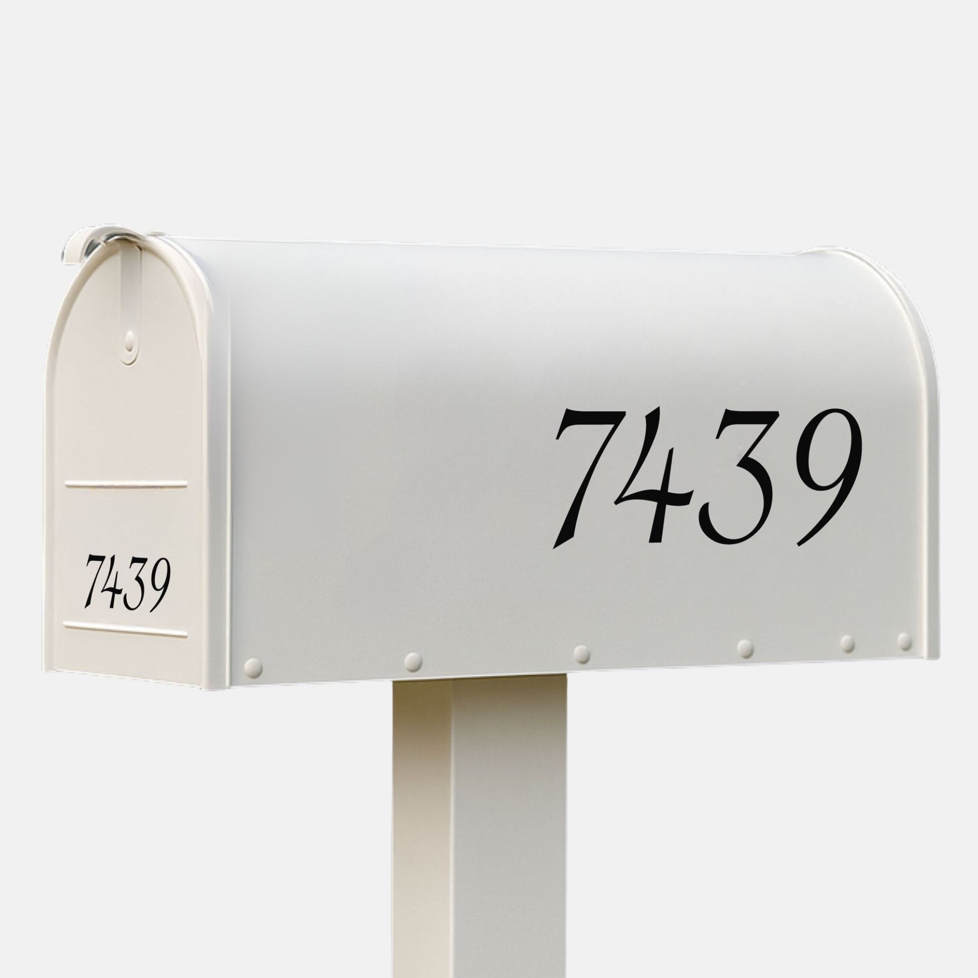 Easy-apply custom mailbox numbers for clear identification