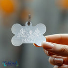 Lightweight custom pet collar tags for active lifestyles