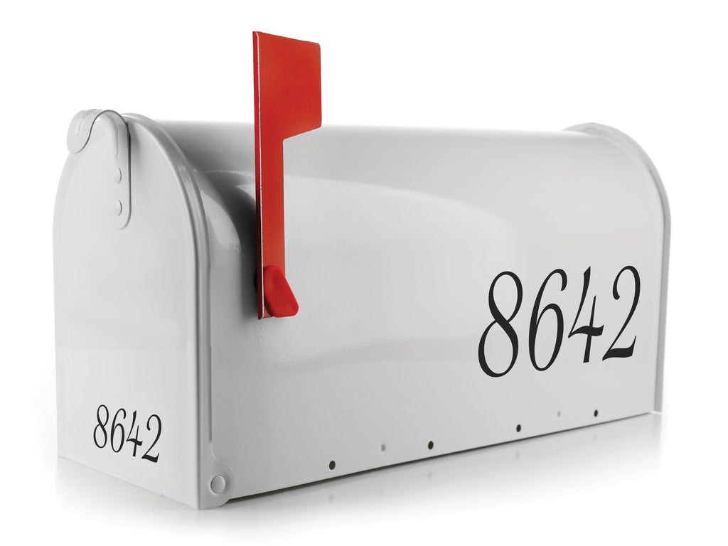 Personalized Mailbox Number Decal - Durable & Stylish Vinyl classy numbers - Eastcoast Engraving