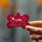 Funny laser engraved dog tags with unique sayings