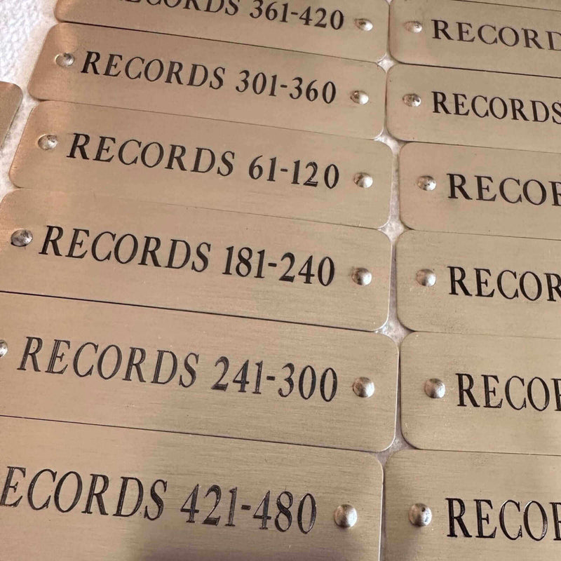 Self-Adhesive Metal Tags