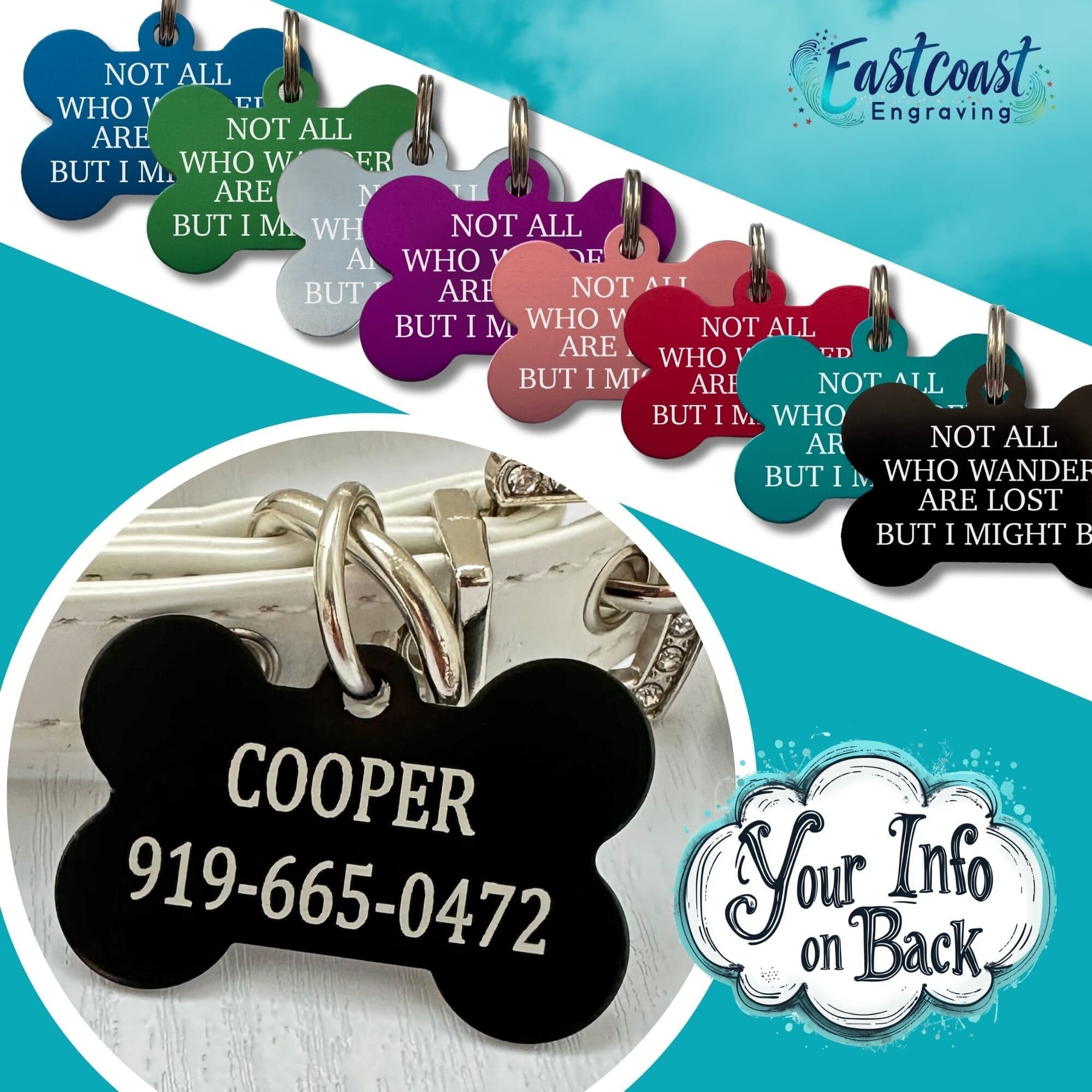 Cool dog tag ideas clearance