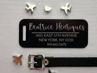 Classy Script Custom Travel Tag - Elegant Luggage Accessory - Eastcoast Engraving