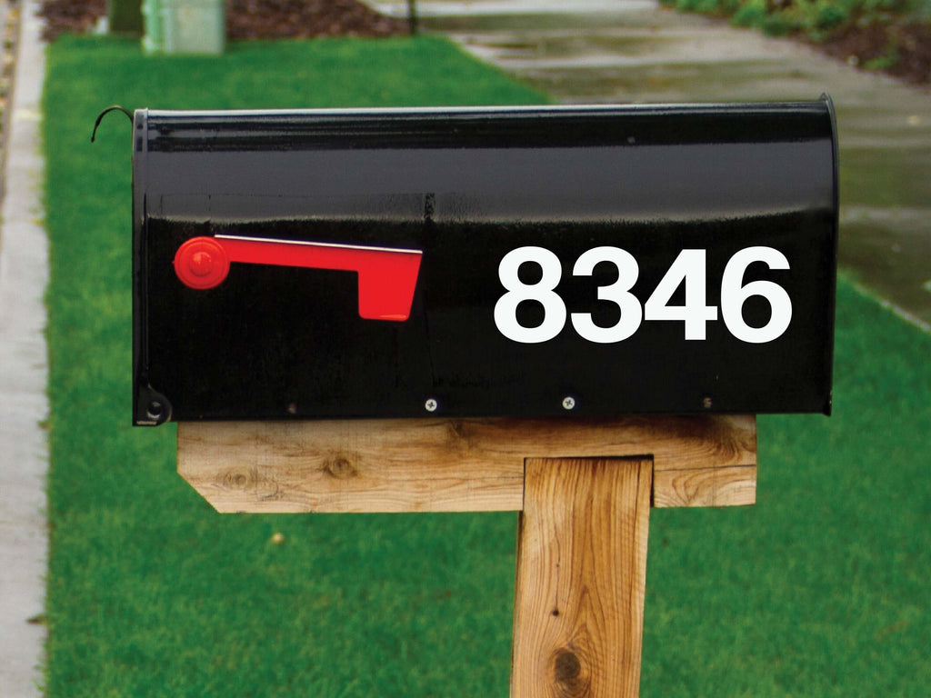 Weather-Resistant and Customizable Blocked Out Mailbox Numbers