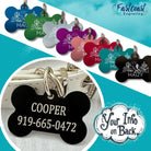 Engraved Dog ID Tag – Personalized Desert Cactus Tag