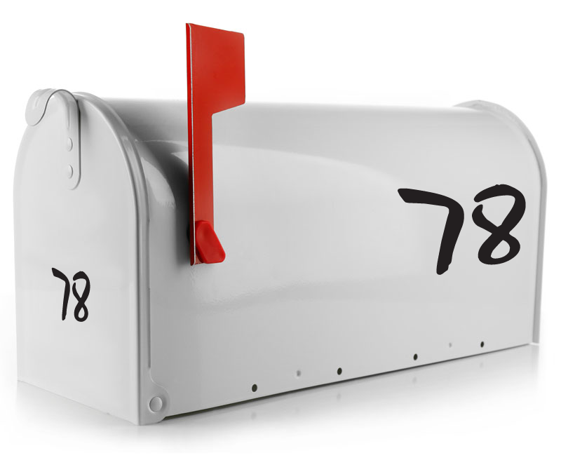 Mailbox Decal - The Flash - mailbox decal
