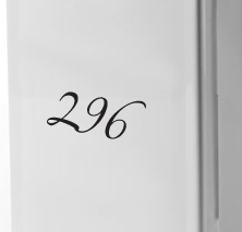 Numbers for mailbox door - Eastcoast Engraving