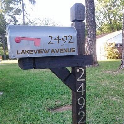 Mailbox Decal - The Anvil - mailbox decal