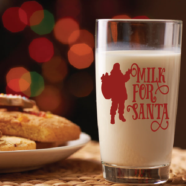 Milk For Santa Decal
